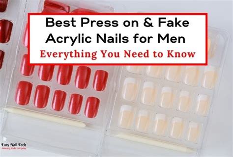 what are the best resusable fake nails for men